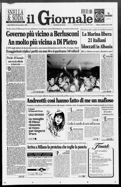 Il giornale : quotidiano del mattino